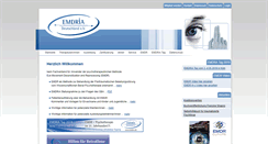 Desktop Screenshot of emdria.de