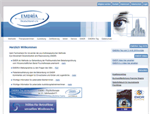 Tablet Screenshot of emdria.de